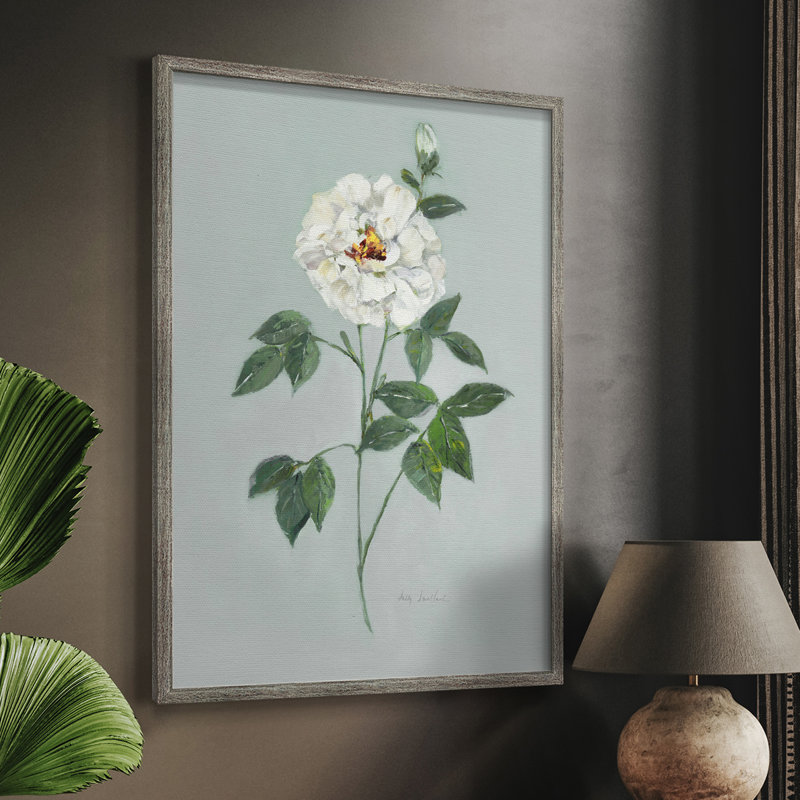 «Rose Beauty II», reproduction encadrée - bois massif 47837, H 11 po x l 9 po