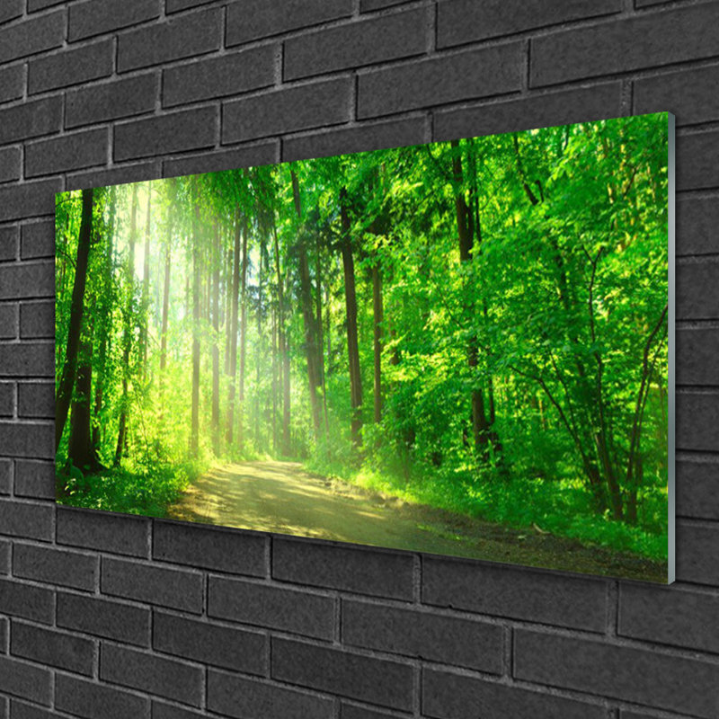 Forest - No Frame Print on Glass