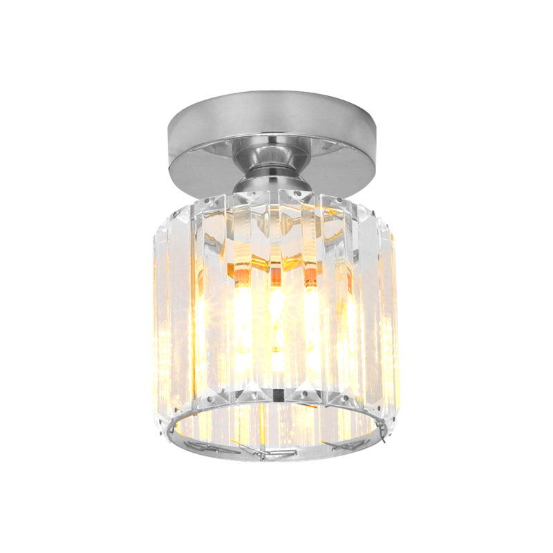 Trebino Crystal Semi Flush Mount, Yes