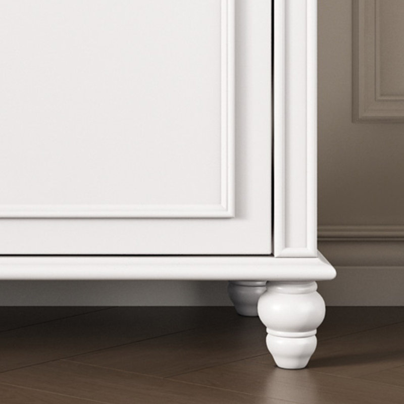 Trant, (4 tablettes) H 82,68 po x l 51,18 po x P 16,14 po, Blanc