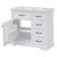 Meuble-lavabo 36 po avec lavabo, lavabo en céramique, 2 tiroirs basculants, charnières de porte à fermeture en douceur