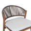 De 2 en plein air en forme, PE, cadre en aluminium, coussin d'eau, style moderne et finition