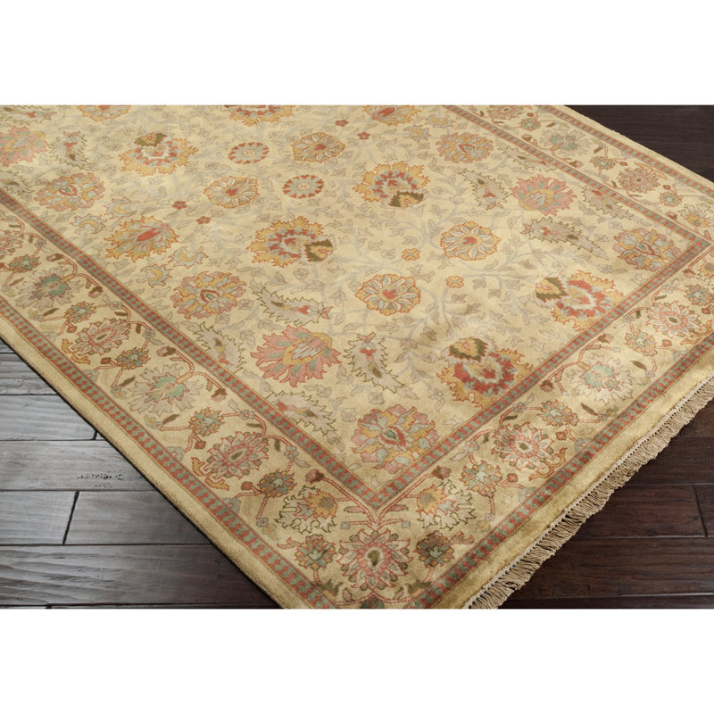 Barlett Wool Oriental Indoor Rug, Rectangle 3'6" x 5'6"