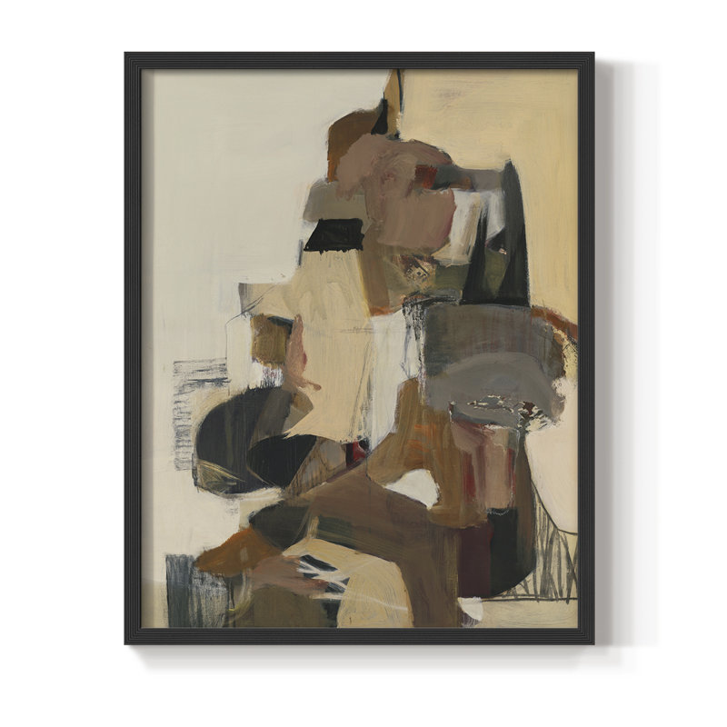 Mesa Grande Framed Print - Solid Wood, Black, 15" H x 12" W