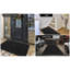Tapis d'entrée noir pour l'extérieur-112455069