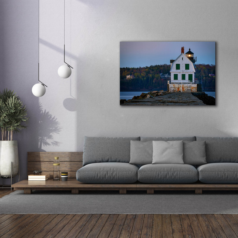 Toile épique «Rockland Breakwater Lighthouse» par Rick Berk