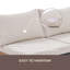Ensemble modulaire d'extérieur en L avec coussins de 116 po de large Tyrim-1356413764