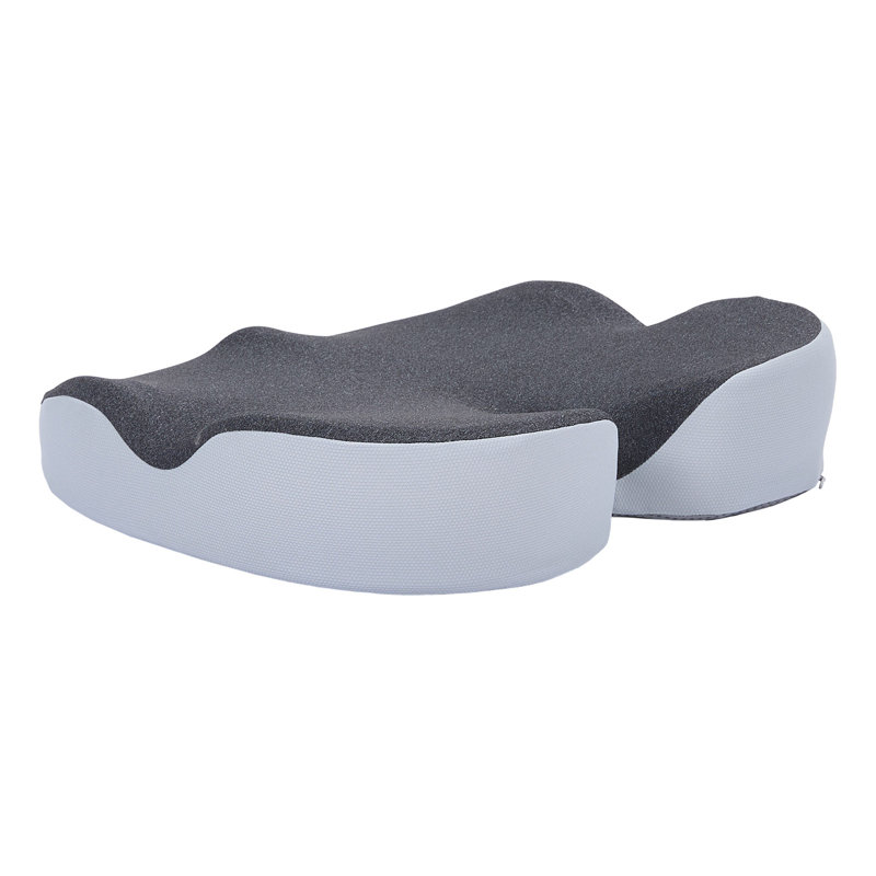 Butterfly-Shaped Memory Foam Seat Cushion, Black, Grey