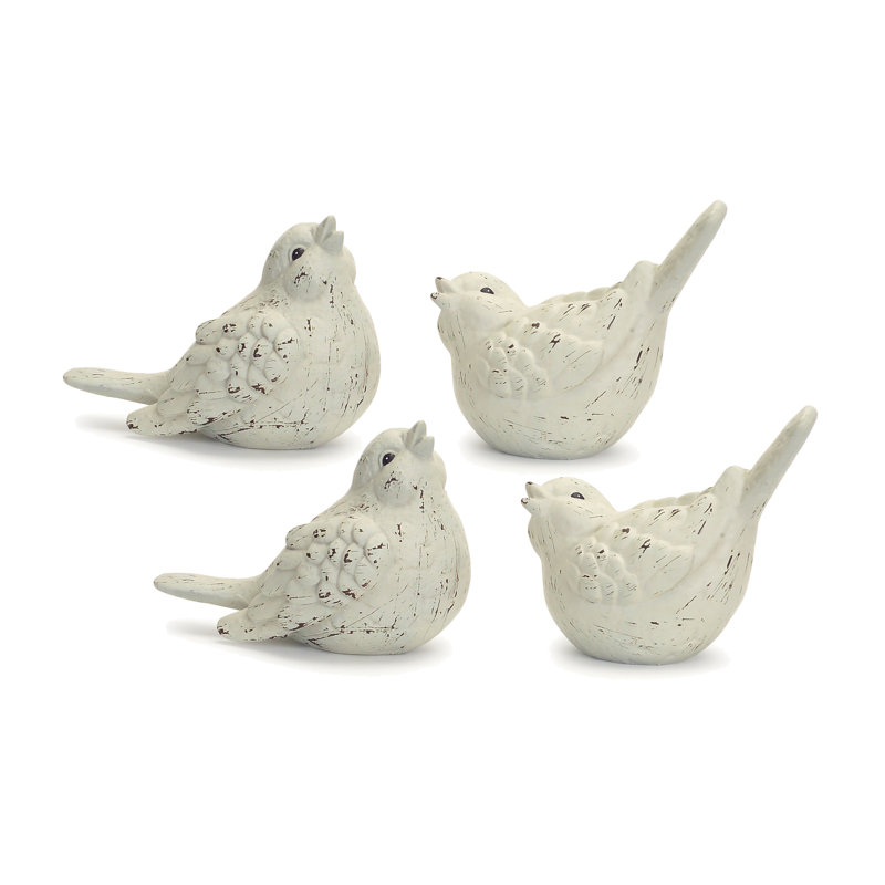 Ensemble de 4 figurines d'oiseaux Myatt