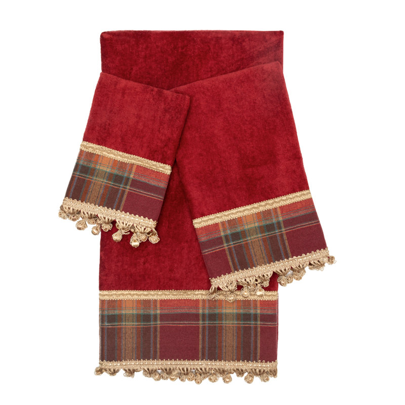 Cotton Jacquard, Red