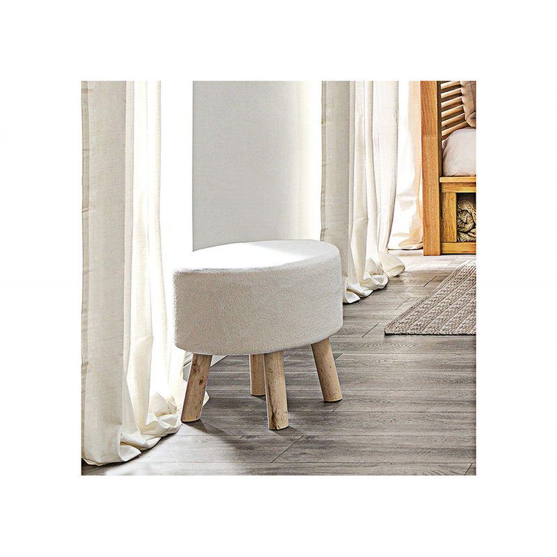 Ensemble de 2 tabourets rembourrés