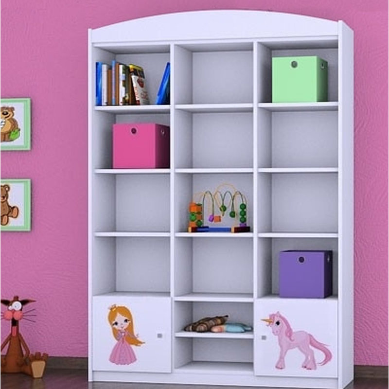 Meredith 183cm H X 132cm W Kids Cube, White