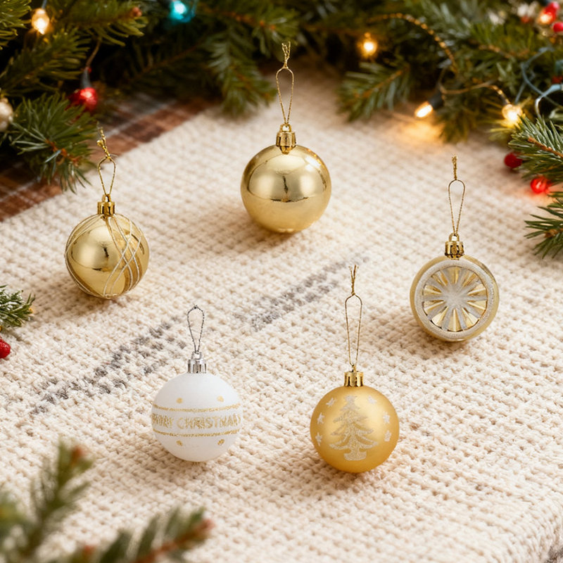 8cm Plastic / Acrylic Bauble
