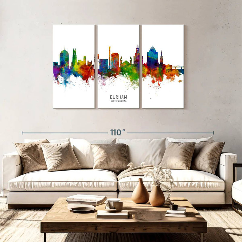 Durham North Carolina Skyline I