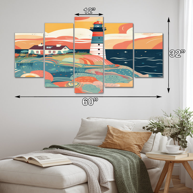 Ensemble de 5 décorations murales