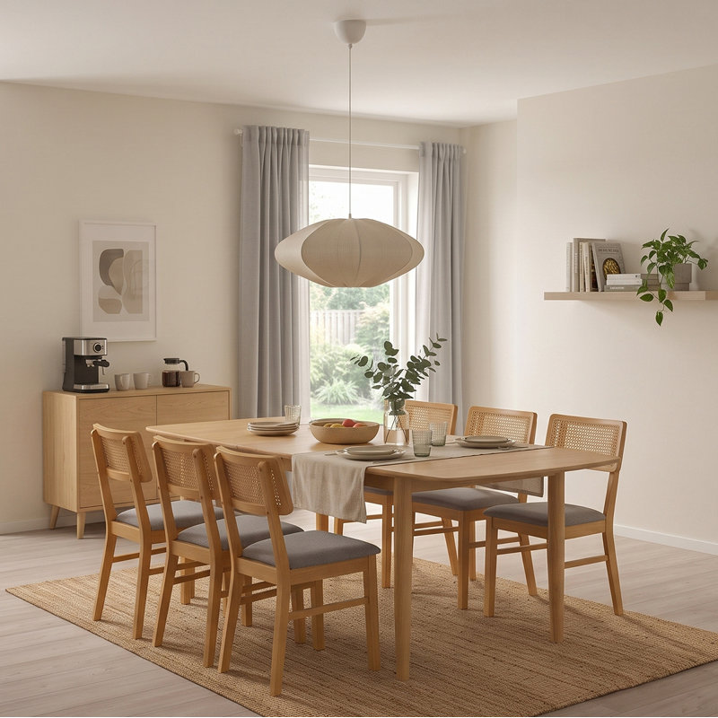 10 -Person Solid Wood Dining Set