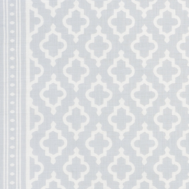 Schumacher x Veere Grenney Jake Fabric, Orpington Blue