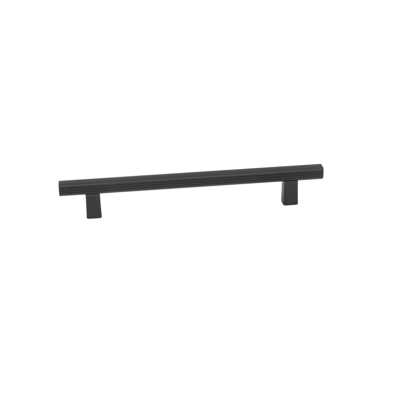 Quadrato 6" Bar/Handle Pull, 6", Matte Black