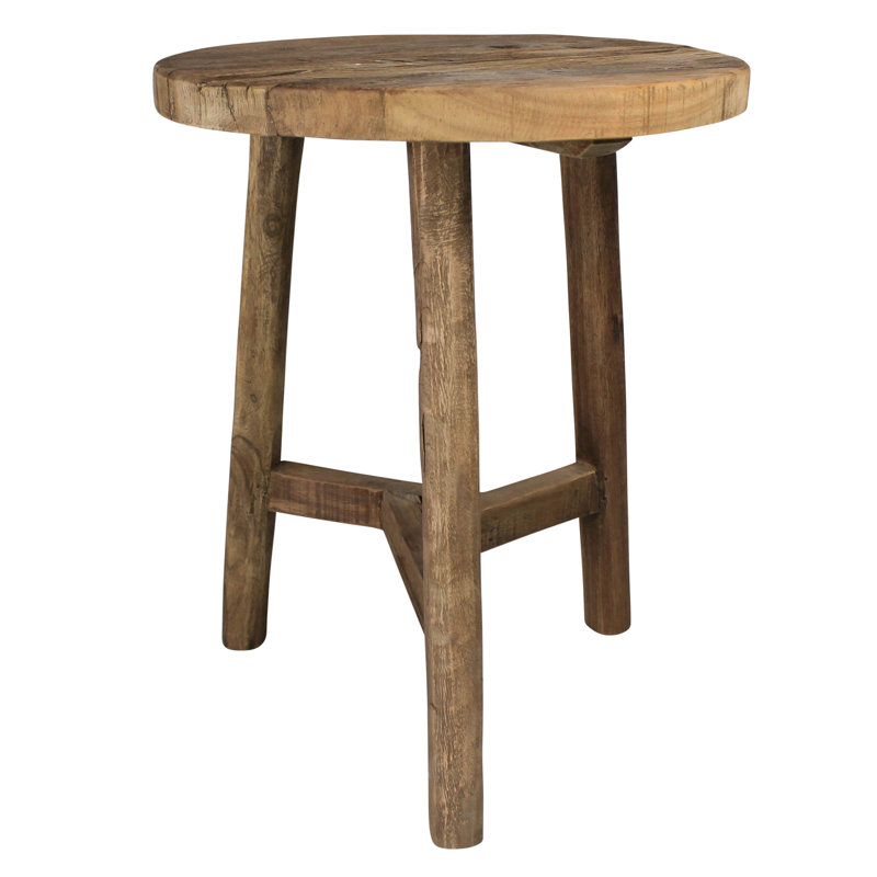 Table d'appoint Jaffa, bois récupéré