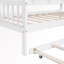Lit simple blanc avec lit gigogne-655503681-655503680