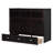 Full Size Murphy Bed with Large Drawers,Espresso