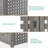 38'' H x 32'' W Privacy Screen with 3 Panels-109116703
