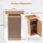 Pupitre de pupitre avec armoire et trou pour câbles