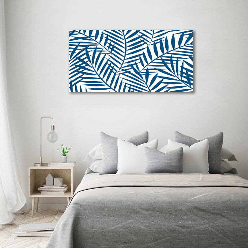 Leaves Of Palm - Wrapped Canvas Print