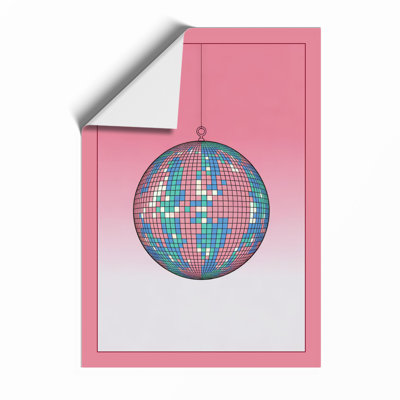 Disco Ball Nostalgia Retro - Framed Print