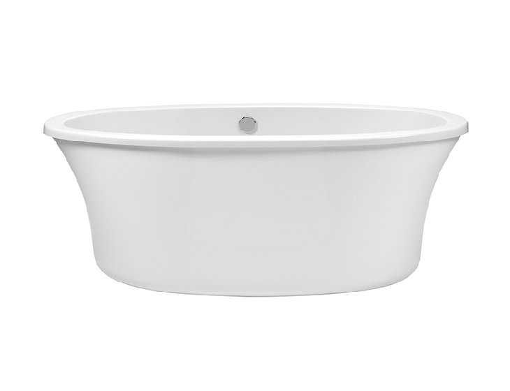 Louise 1 Freestanding Soaker Tub - Matte, Right