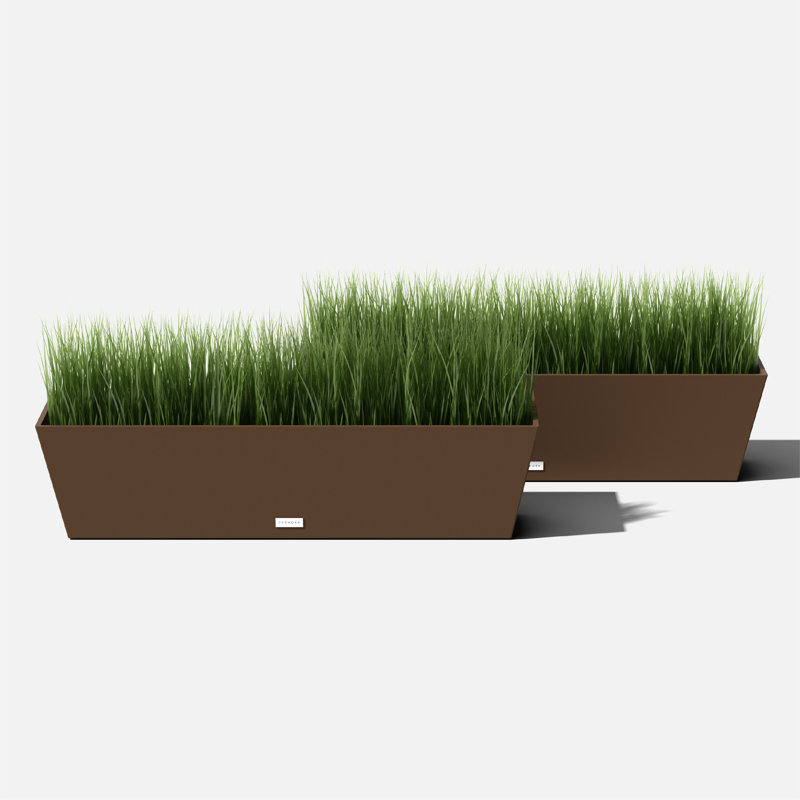Modern Espresso 36" Recycled Plastic Window Box Planter
