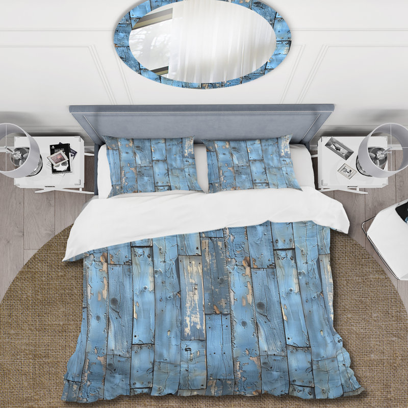 Ensemble de housse de couette Country, Housse de couette très grand + 2 taies décorativ