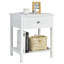 Table de chevet avec table de chevet et tablette de rangement-700224984