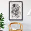 The Proud Lion - Picture Frame Graphic Art-56924170-56924169