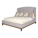 Emma Queen Upholstered Panel Bed
