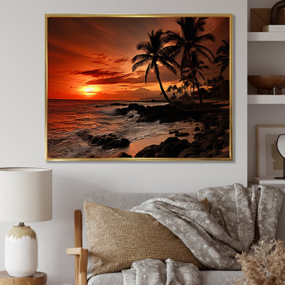 «Hawaii Sunset Serenade II», reproduction sur toile