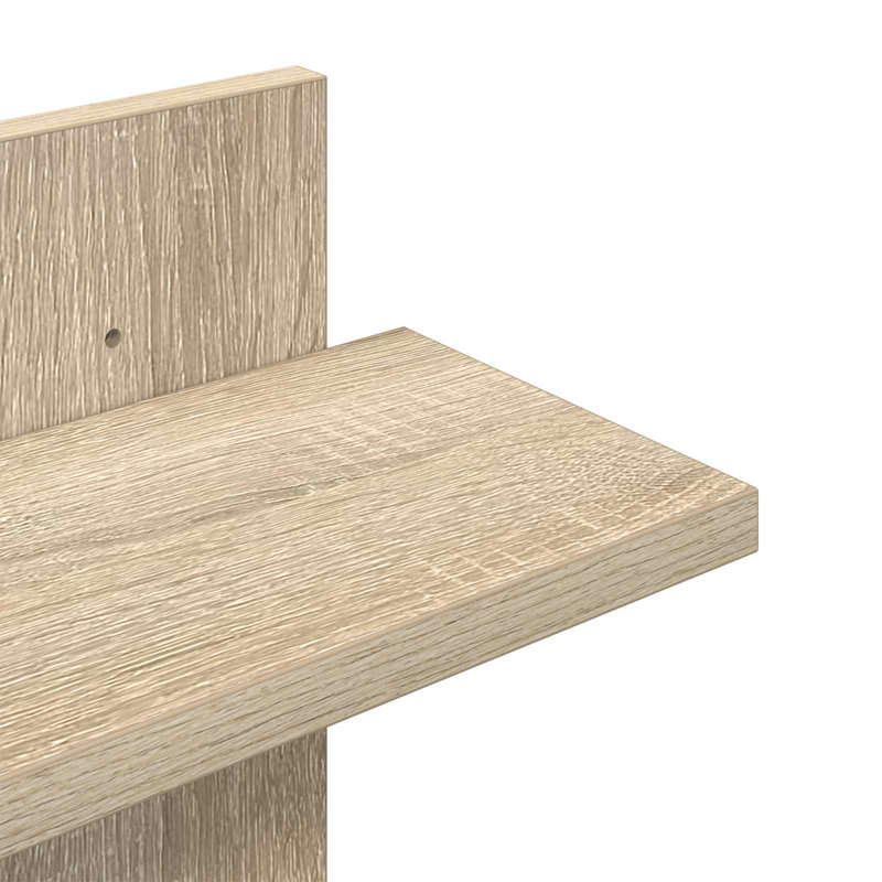 Wall Floating Shelf with Shelf with Storage Engineered Wood Shelves