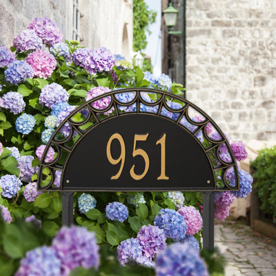 Plaque d'adresse sur 1 ligne Signature Series