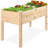 Rigney  Outdoor Fir Wood Elevated Planter with Fabric Liner & Drainage Holes-1890617988-1926726155