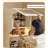 Cream Style Narrow Accent Cabinet