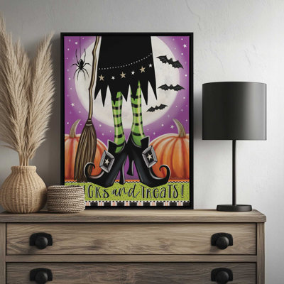 «Tricks and Treats Witch I» par Elizabeth Tyndall, reproduction d'art