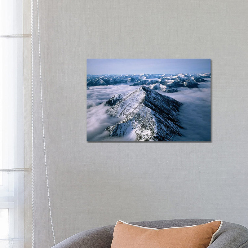 An Aerial View Of Montana's Rocky Mountain Front 1 Piece Wall Art on Canvas, 66.04 cm H x 45.72 cm W x 1.91 cm D, Canvas