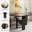 Bureau courbé en bois massif noir avec 3 tiroirs-762756229-762756232