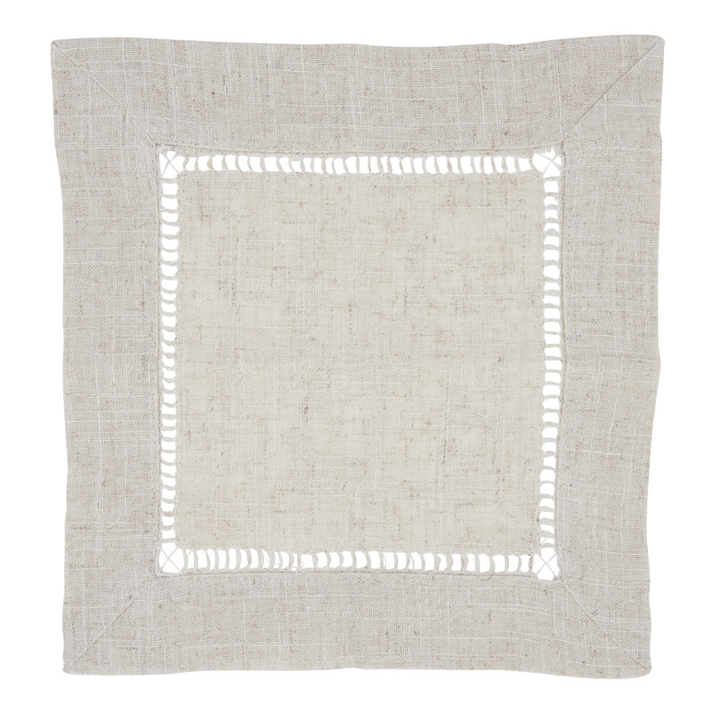 Serviette 20 po Cowen, Naturel, Carré 12 po