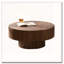 Table basse ronde en bois 30,51 "