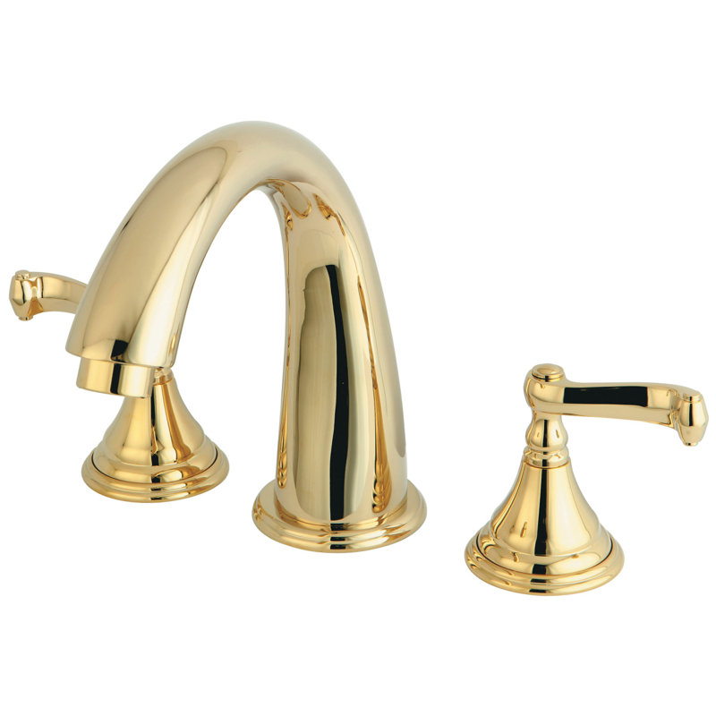 Kingston Brass Royale Two-Handle 3-Hole Deck Mount Roman Tub Faucet