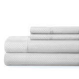 Becky Cameron Checkered Embossed Bed Sheet Set