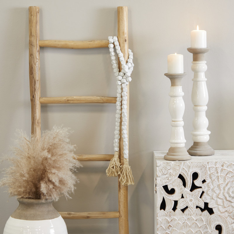 Guirlande Bead, Blanc