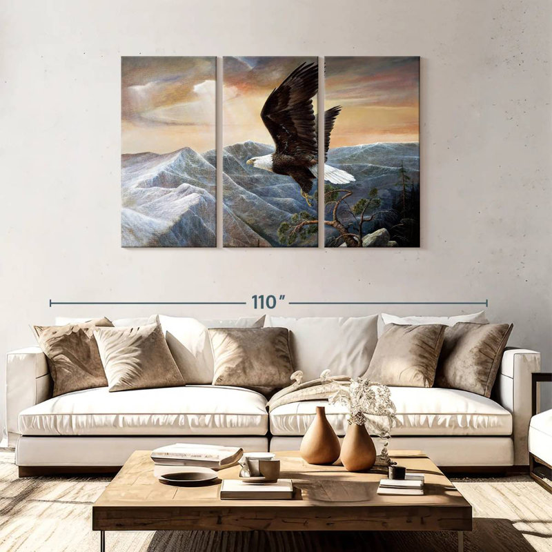 Brampt Eagle's Lair, 48" H x 74" W