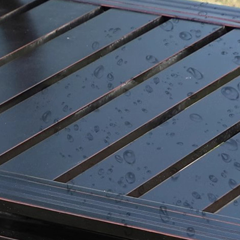 Méridienne d'extérieur imperméable en aluminium